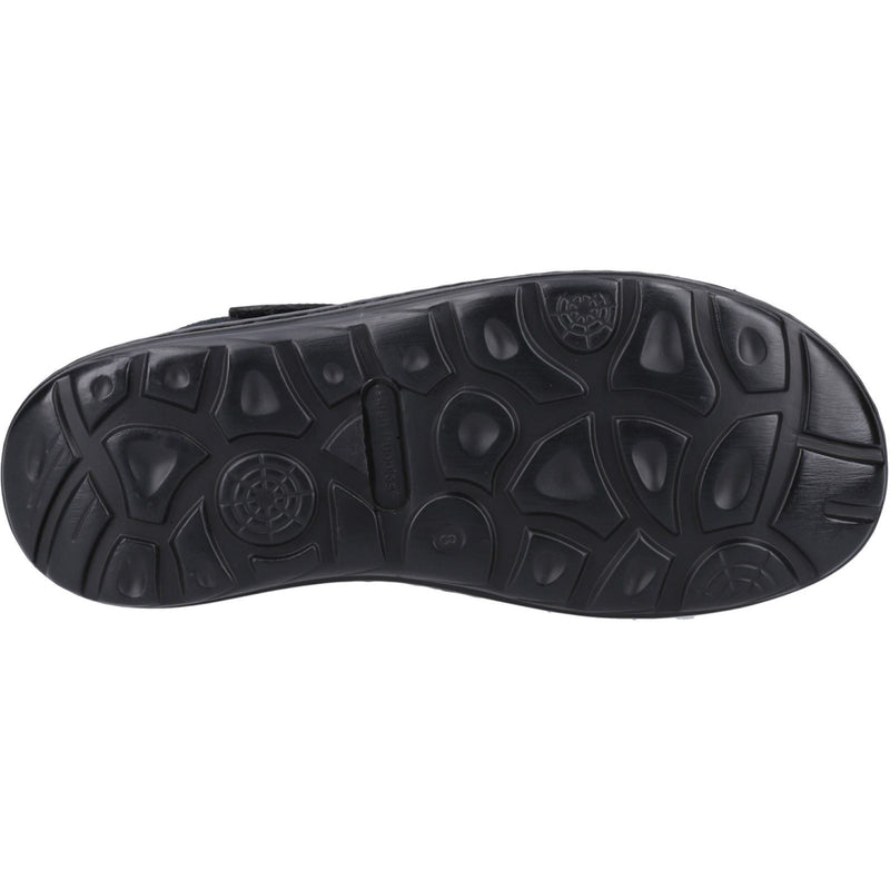 Hush Puppies Albert Leather Men's Black Sandals