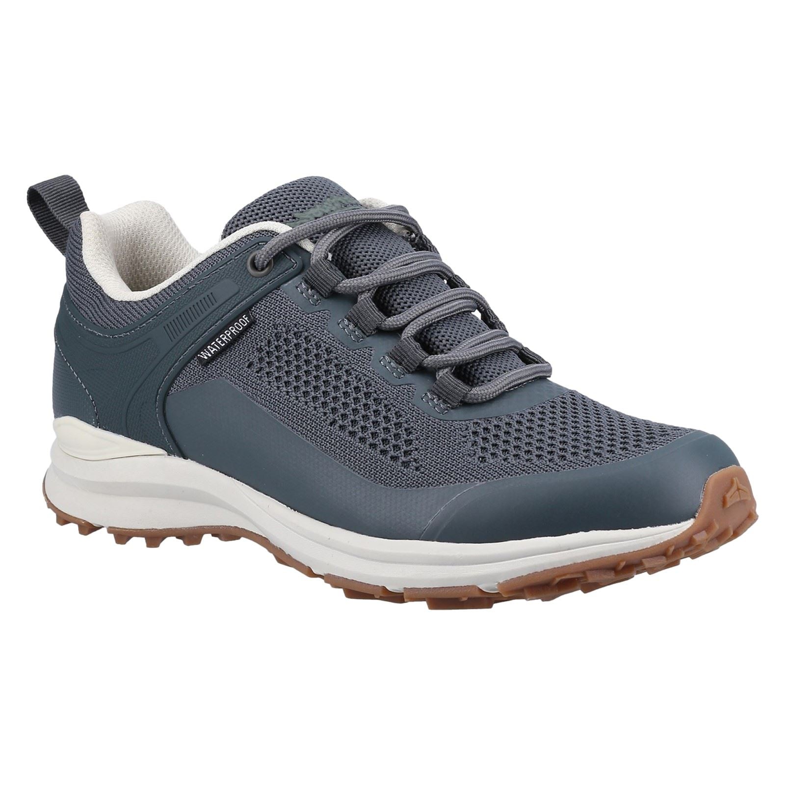 Cotswold Compton Recycled Plastic+Synthetic Pu Women's Grey Sneakers