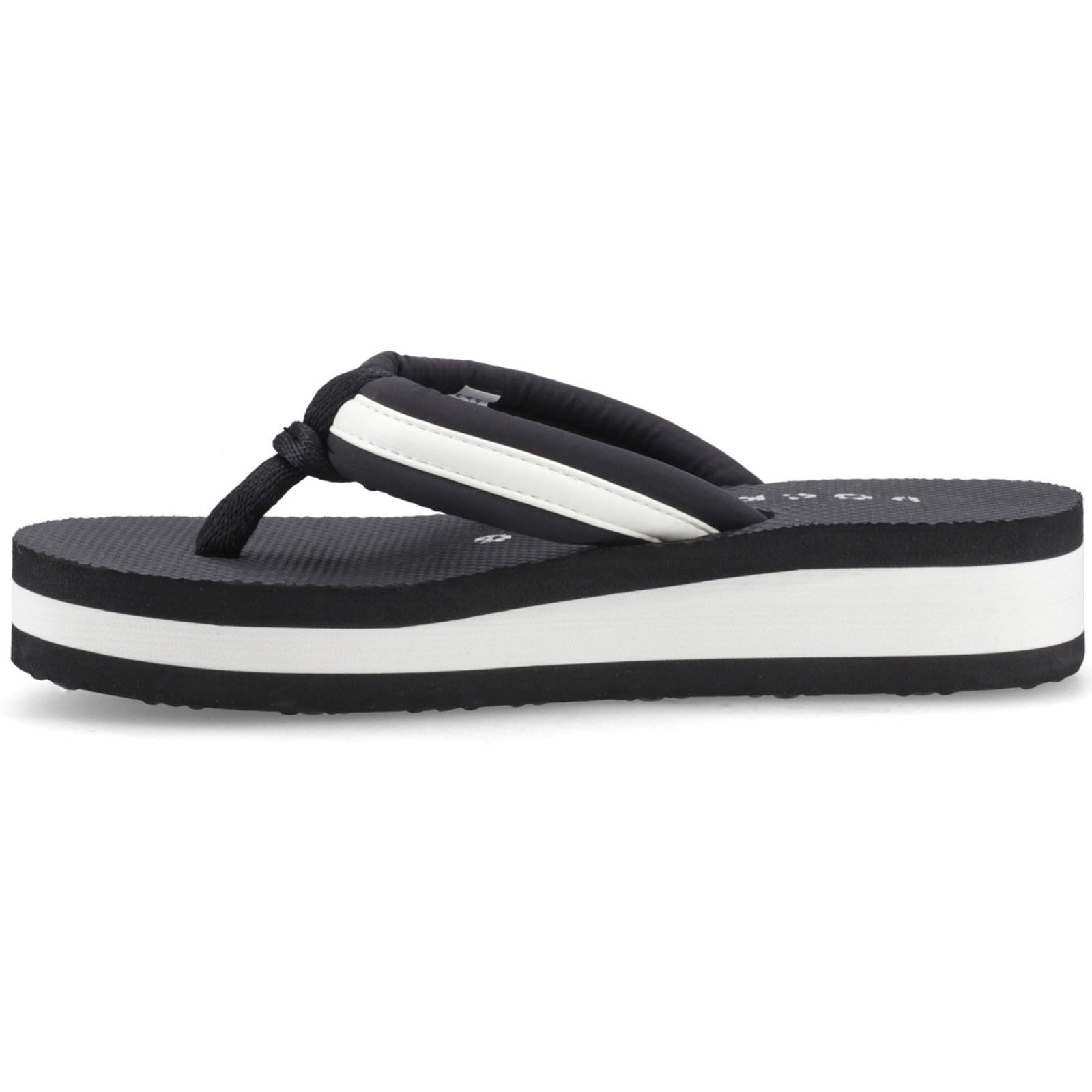 Rocket Dog Monica Nylon PU Textile Women's Black/Off White Espadrilles