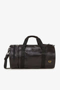Fred Perry Tonal Classic Barrel Polyester Black/Gold Cross Bag