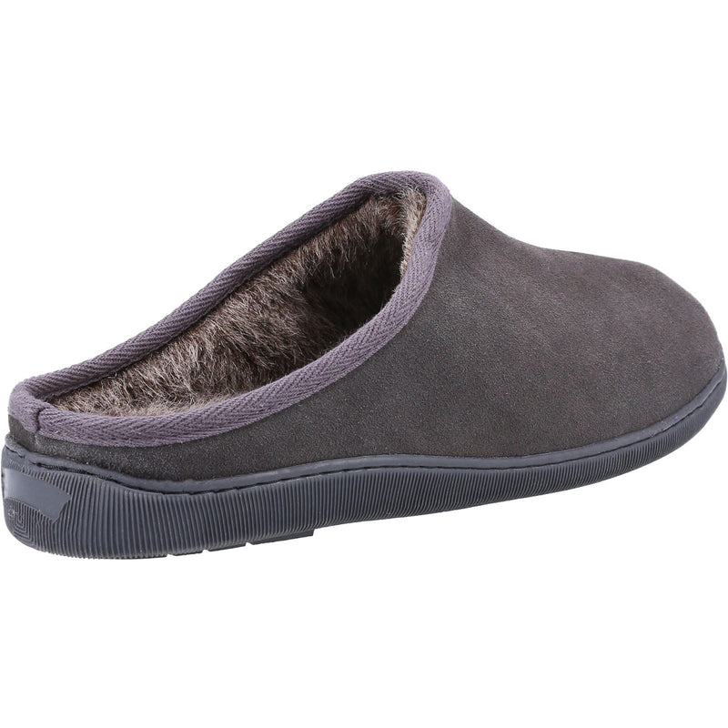 Hush Puppies Ashton Suede Men's Grey Slippers