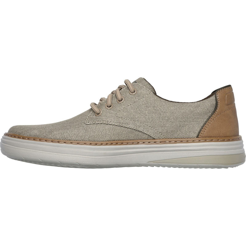 Skechers Hyland - Ratner Cotton Men's Khaki Lace-Up Shoes