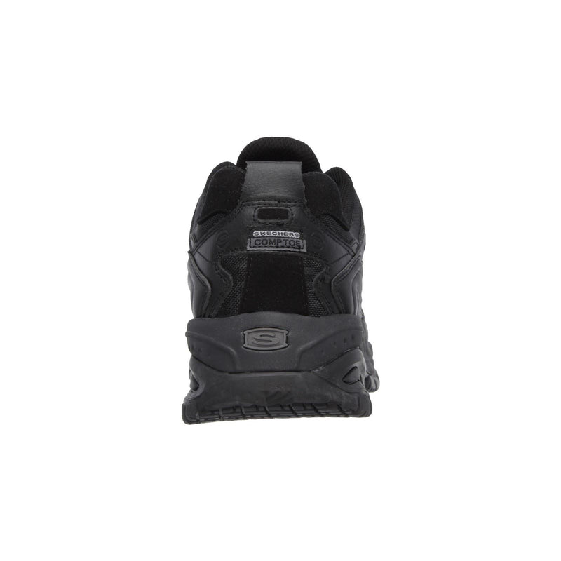 Skechers Workwear Soft Stride - Grinnell Suede Men's Black Safety Sneakers