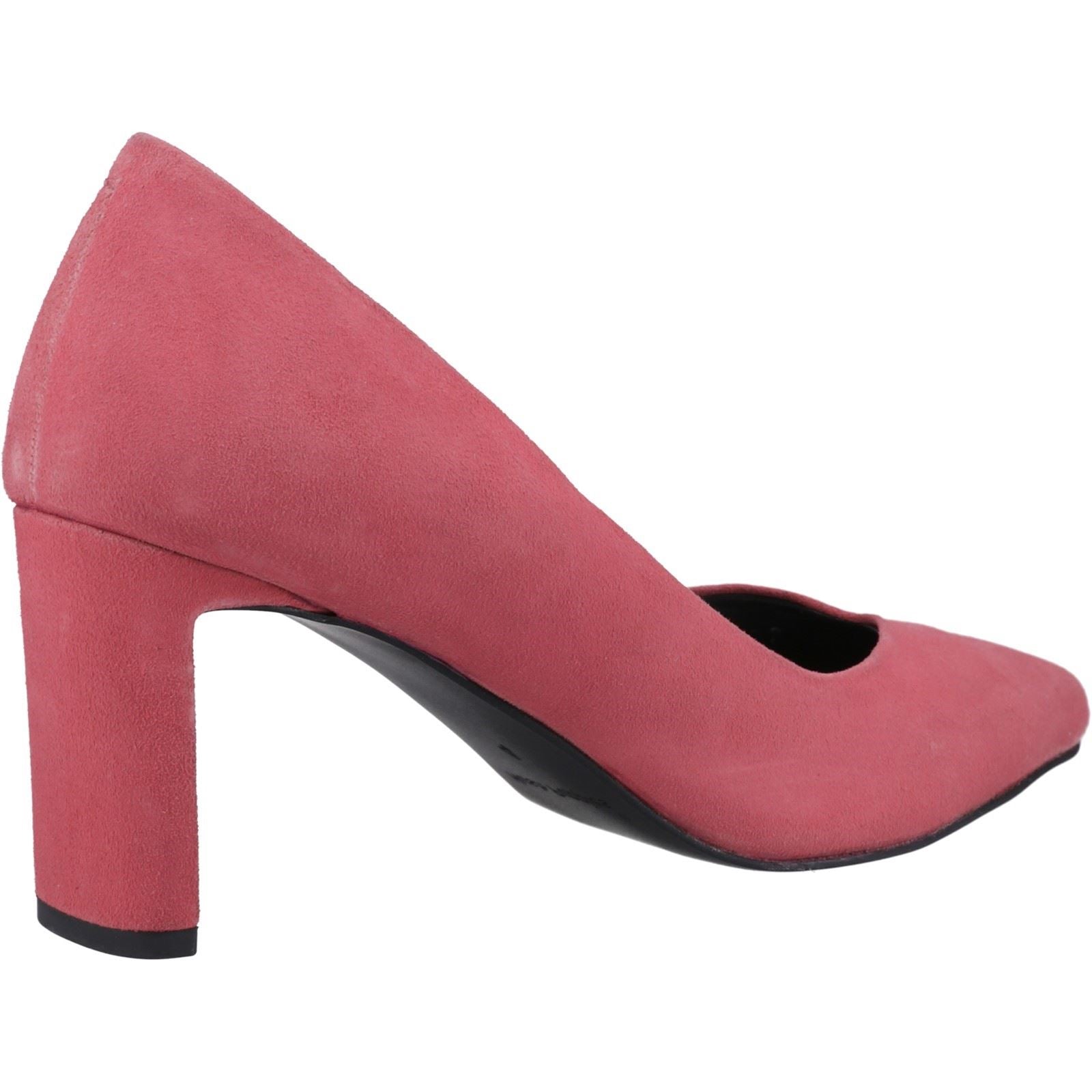 Hush Puppies Olivia Suede Women's Coral Heels
