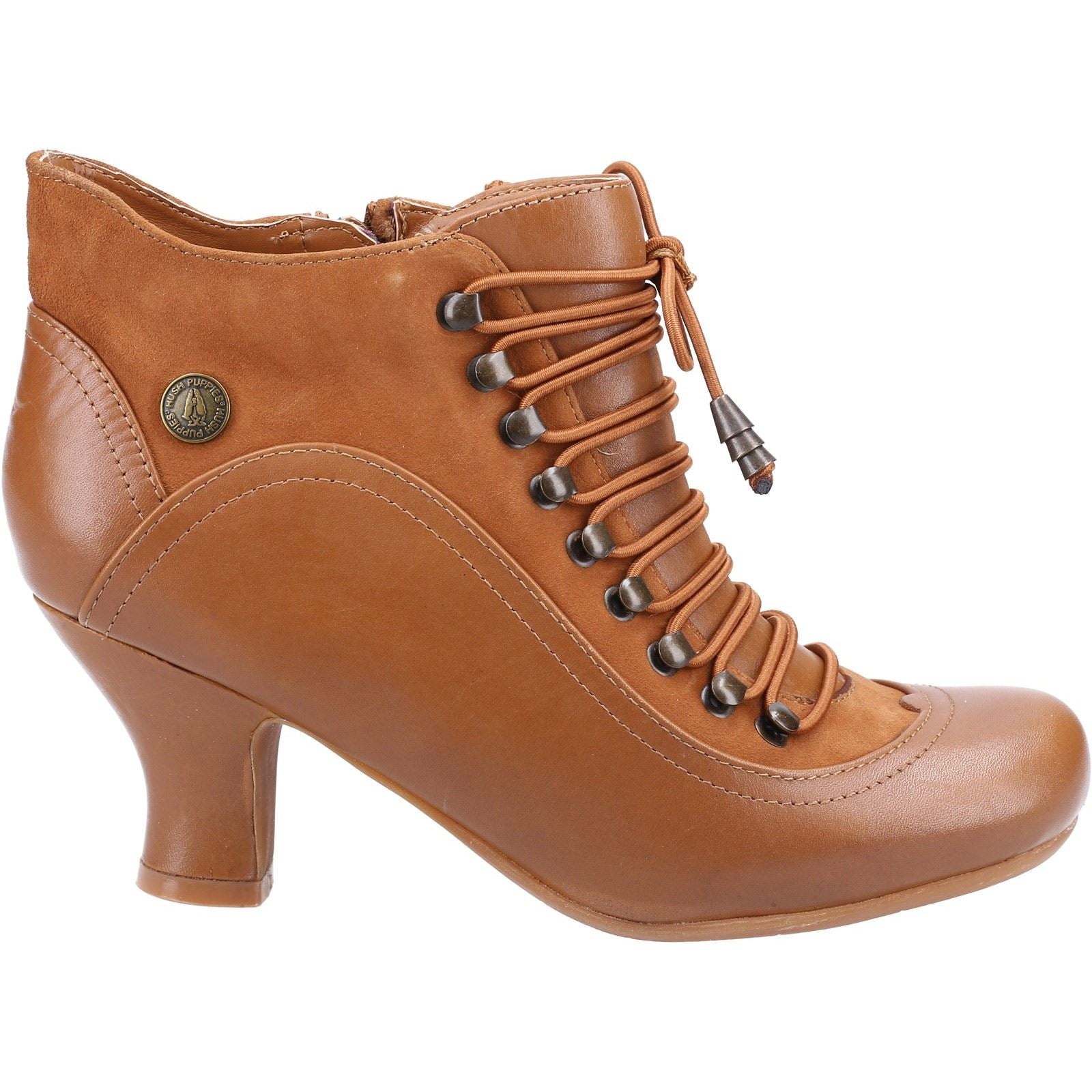 Hush Puppies Vivianna Leather Women's Tan Shoes