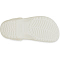 Crocs Classic Floral Cut Out Synthetic Chalk Clogs
