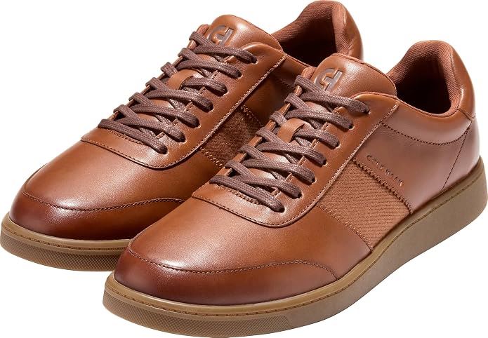 Cole Haan Grand Crosscourt Gates Leather Men's Tan Sneakers