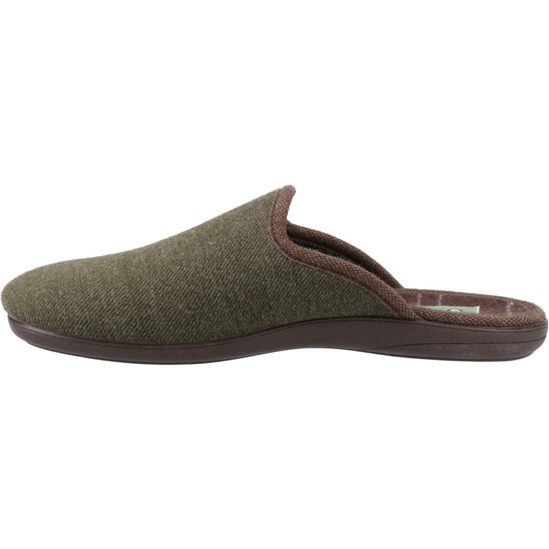 Cotswold Spelsbury Textile Men's Khaki Mules