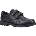 Hush Puppies Barry Senior Leather Boys's Black Shoes