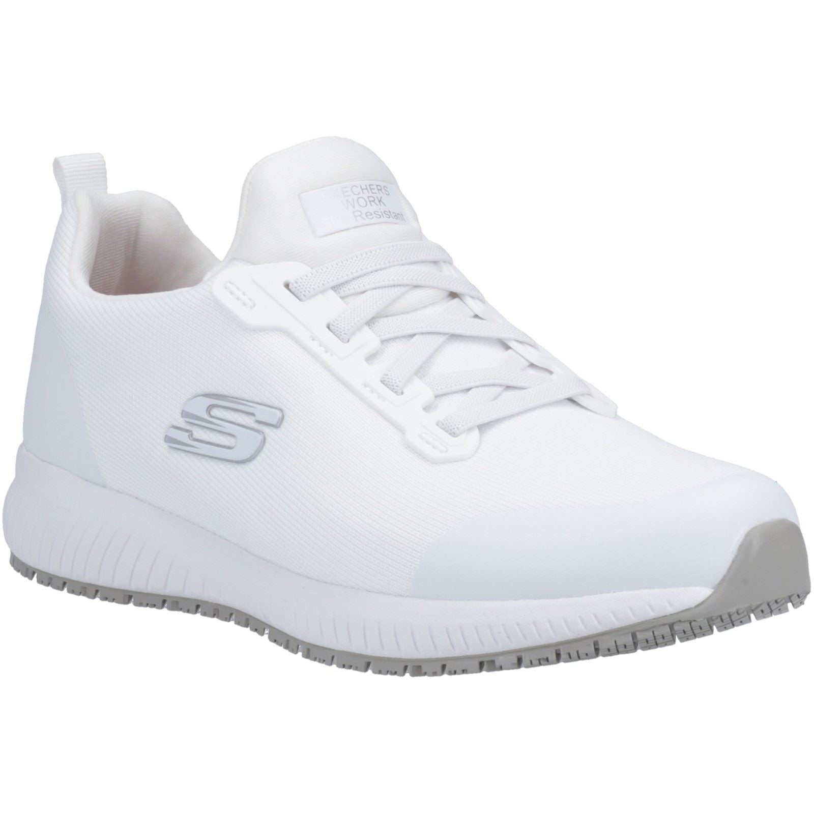 Skechers Workwear Squad SR Myton Textile Men's White Safety Sneakers