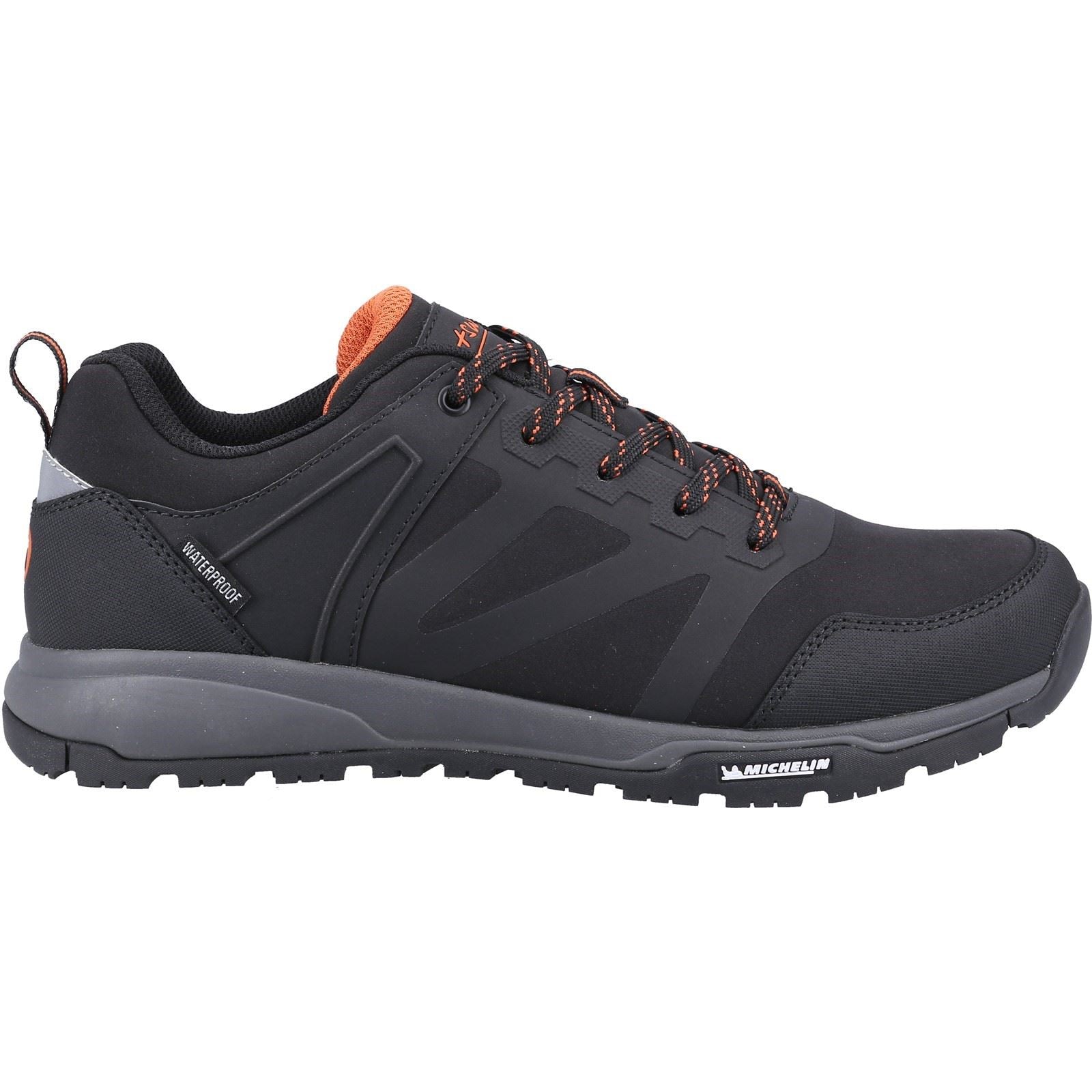 Cotswold Kingham Low Recycled Plastic+Synthetic Pu Men's Black Hiking Boots