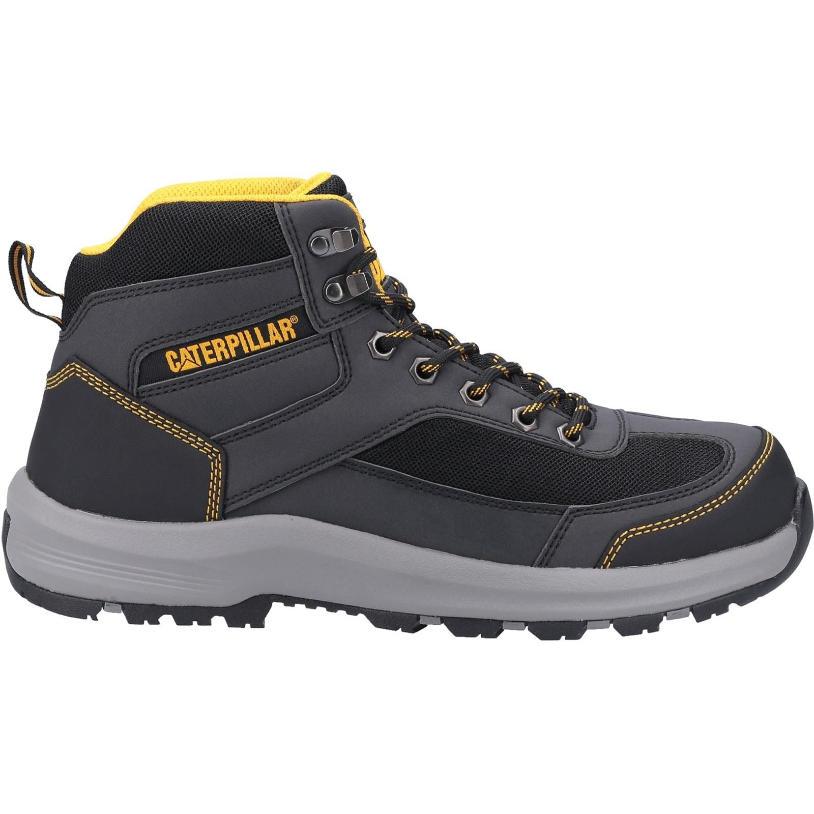 Caterpillar Elmore Mid Synthetic Grey Hiking Boots