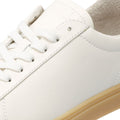 Clae Bradley Leather Men's White/Natural Gum Sneakers