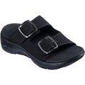Skechers Go Walk Arch Fit 2.0 Destined Textile Women's Black Sandals