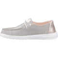 HEYDUDE Wendy Metallic Sparkle Synthetic Women's Rose Gold Loafers