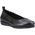 Hush Puppies Skylar Leather Women's Black Flats