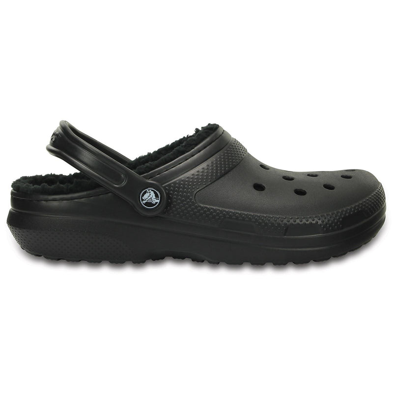 Crocs Classic Lined Thermoplastic Black Clogs