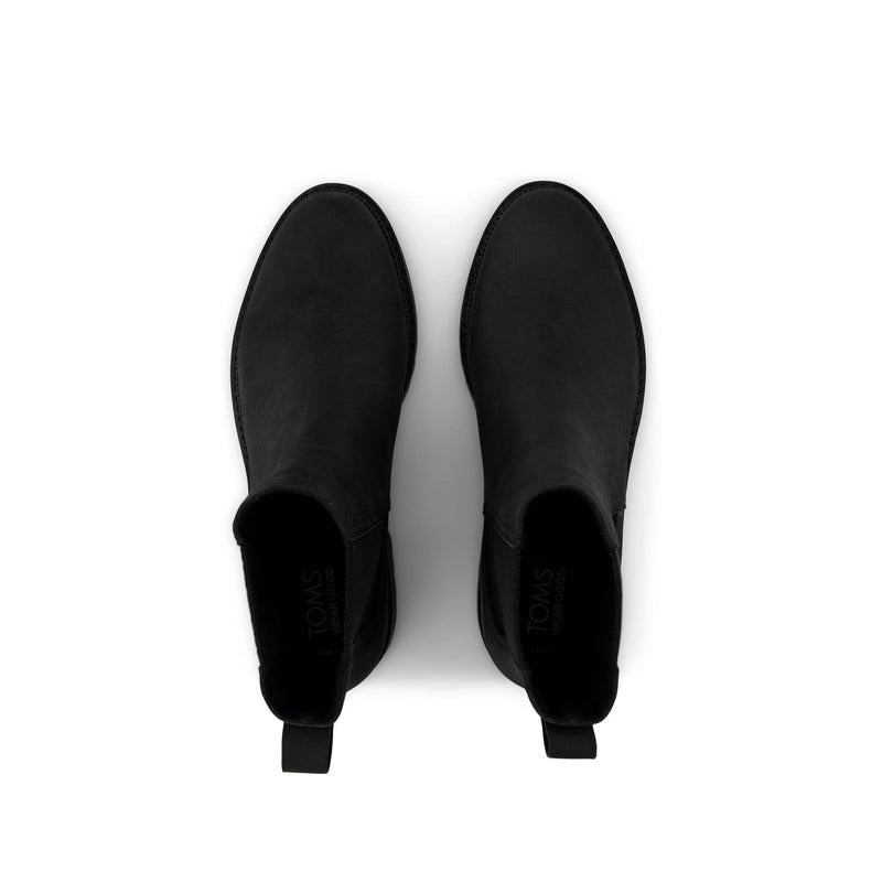 TOMS Bennet Leather Women's Black Boots