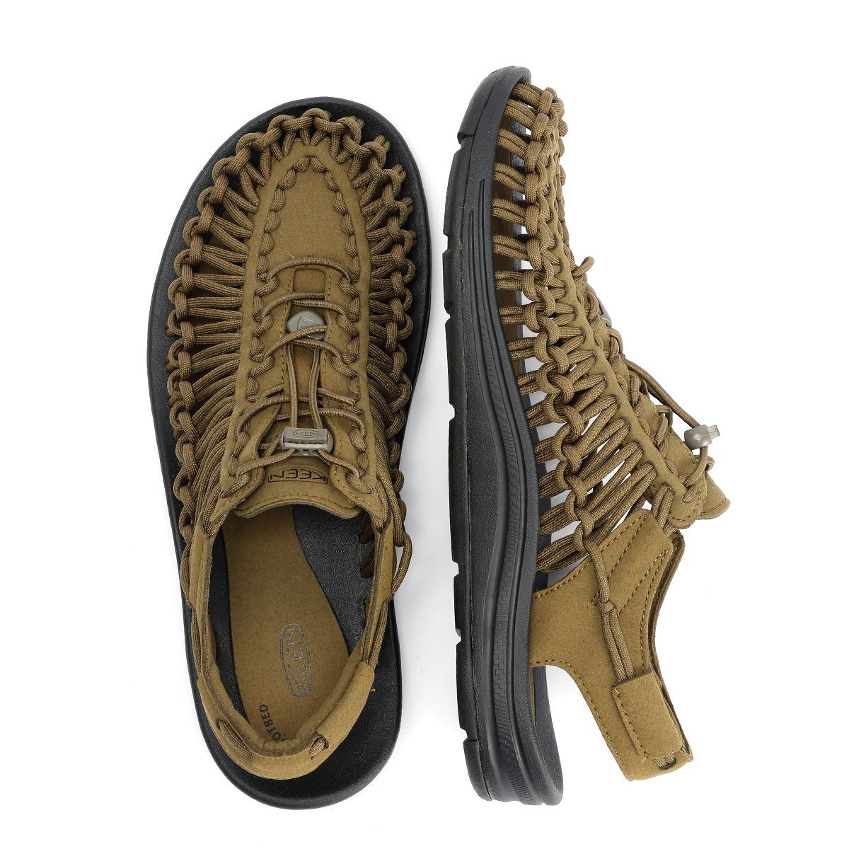 Keen Uneek Men's Dark Olive/Black Sandals