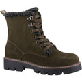 Hush Puppies Aurelia Suede Women's Khaki Boots