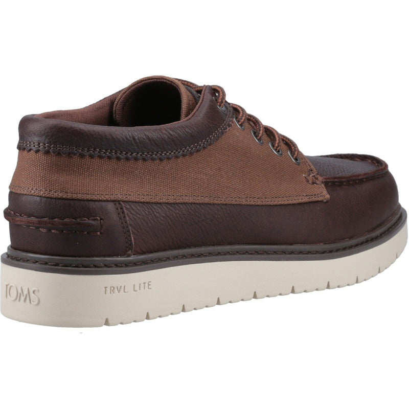 TOMS TRVL Lite Forrest Leather Men's Brown Lace-Up Shoes