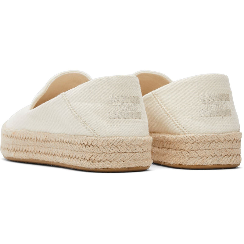 TOMS Carolina 100% Cotton Women's Natural Espadrilles