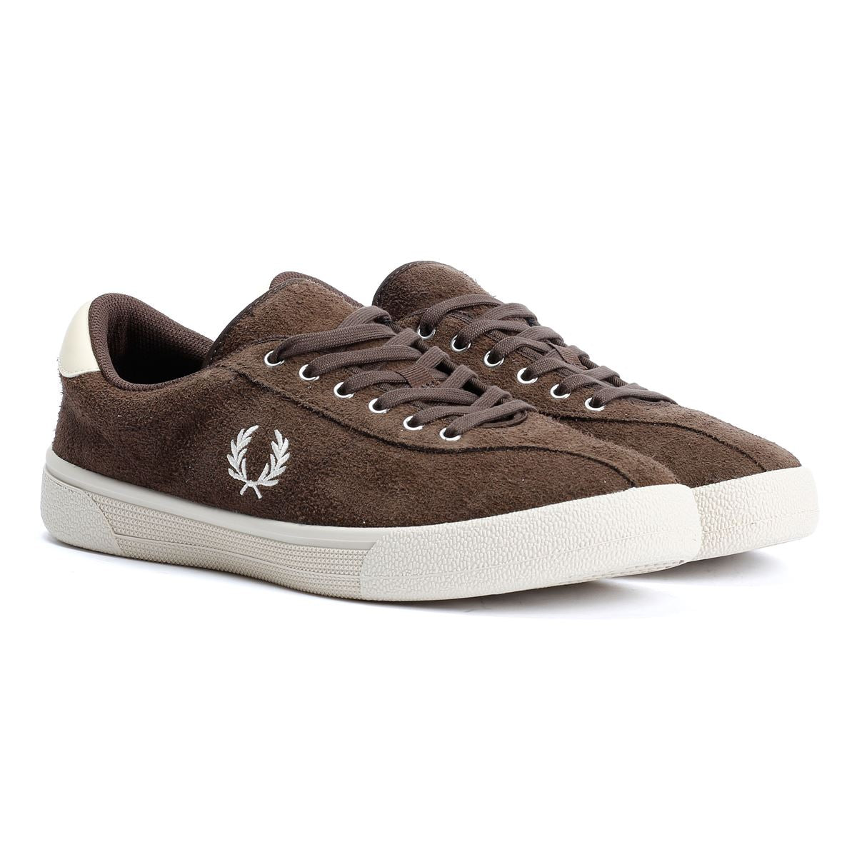 Fred Perry Tennis Shoe Suede Men's Tobacco/Ice Cream Sneakers