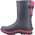 Cotswold Realm Rubber Women's Navy/Pink Wellington Boots