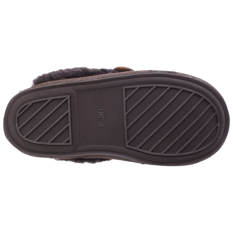 Cotswold Lechlade Leather Women's Chocolate Mules