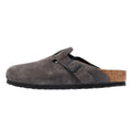 Birkenstock Boston Suede Velvet Grey Clogs