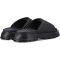 Hunter Moulded Stacked Slider Synthetic Women's Black Slides
