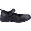 Hush Puppies Bianca SNR Leather Girls's Black Shoes
