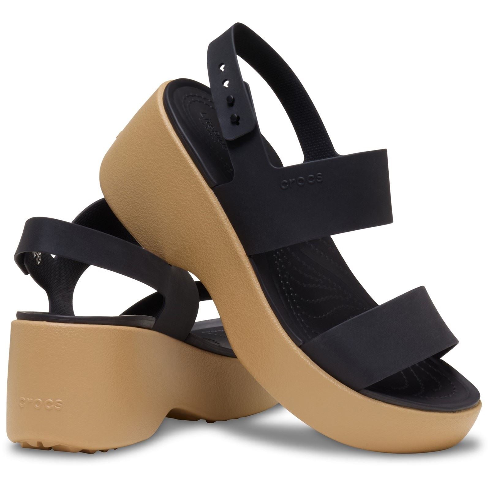 Crocs Brooklyn Sky EVA Women's Black/Cashew Sandals