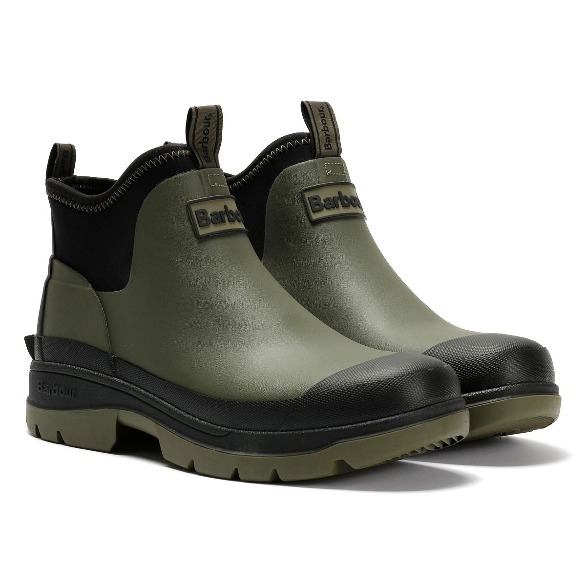 Barbour Ridge Men's Uniform Green Ankle Wellington Boots