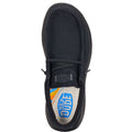 HEYDUDE Wally X Suede Men's Black Boat Shoes