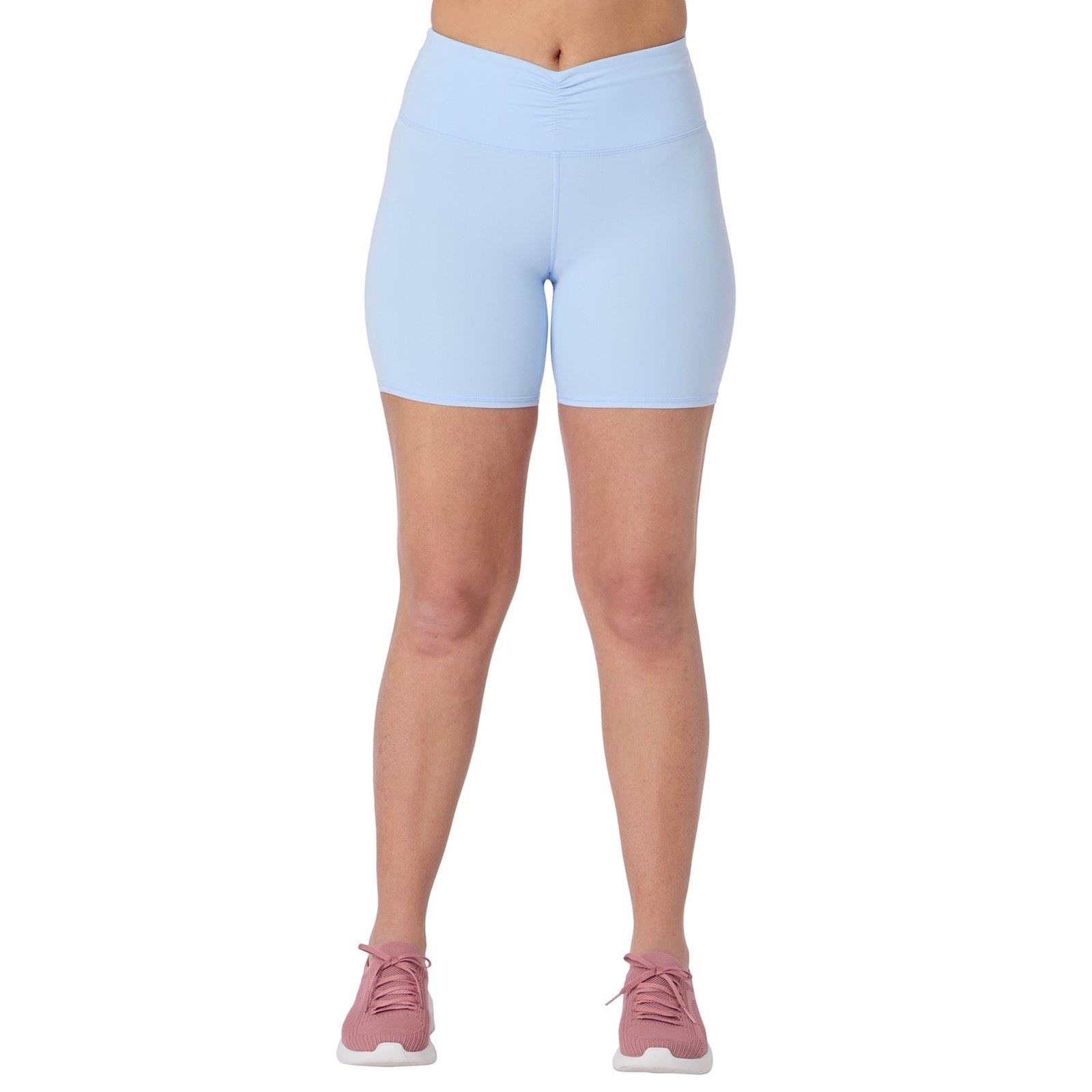 Skechers Goflex Slim 6" Bike Short Polyester Women's Silver Activewear Shorts