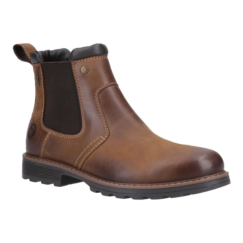 Cotswold Leafield Leather Men's Tan Boots