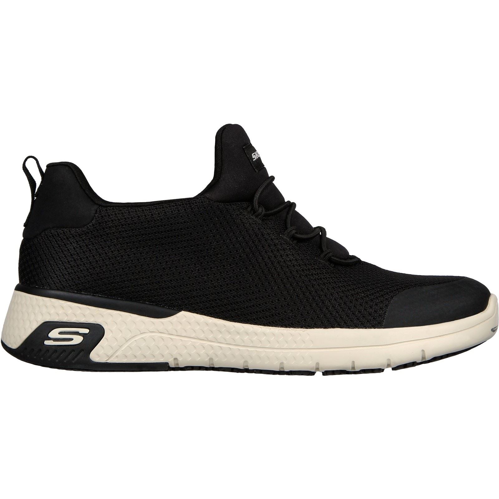Skechers Workwear Marsing - Waiola SR Mesh Women's Black/White Sneakers
