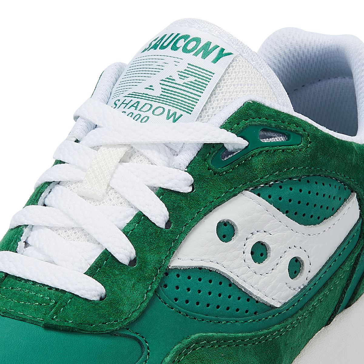 Saucony Shadow 6000 Green/White Sneakers