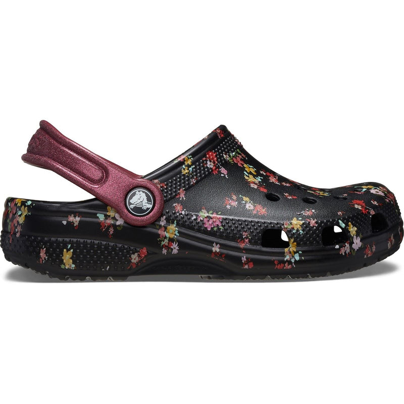 Crocs Classic Graphic Synthetic Black/Multi Loafers