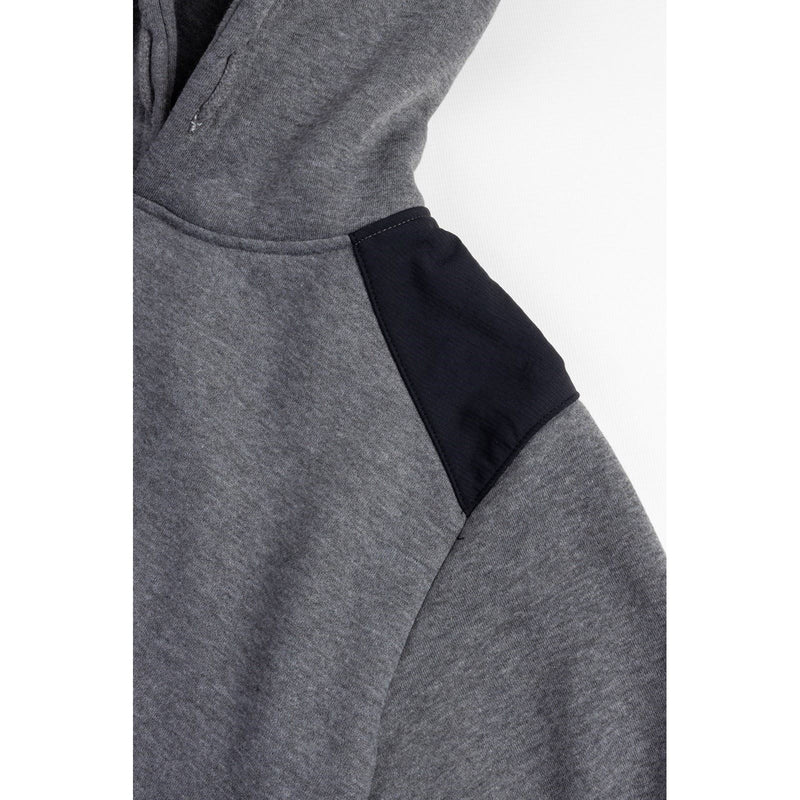 Caterpillar Essentials Synthetic Men's Grey Hooded Sweatshirt