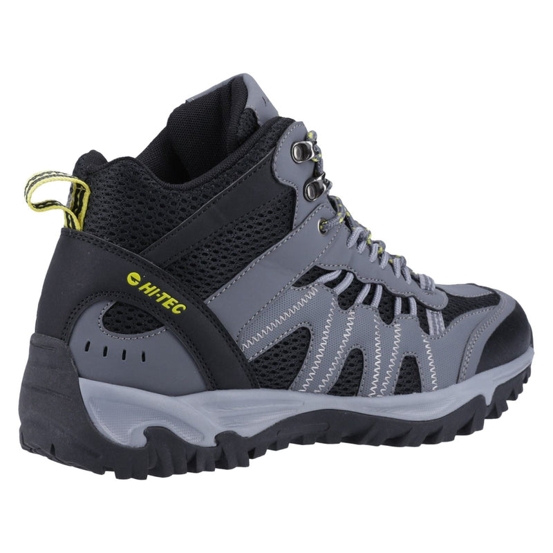 Hi-Tec Jaguar Mid Synthetic Men's Graphite/Black/Citron Hiking Boots