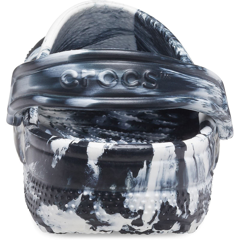 Crocs Marble Synthetic White/Black Clogs