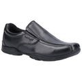 Hush Puppies Elijah Youth Boys Black Leather Loafers