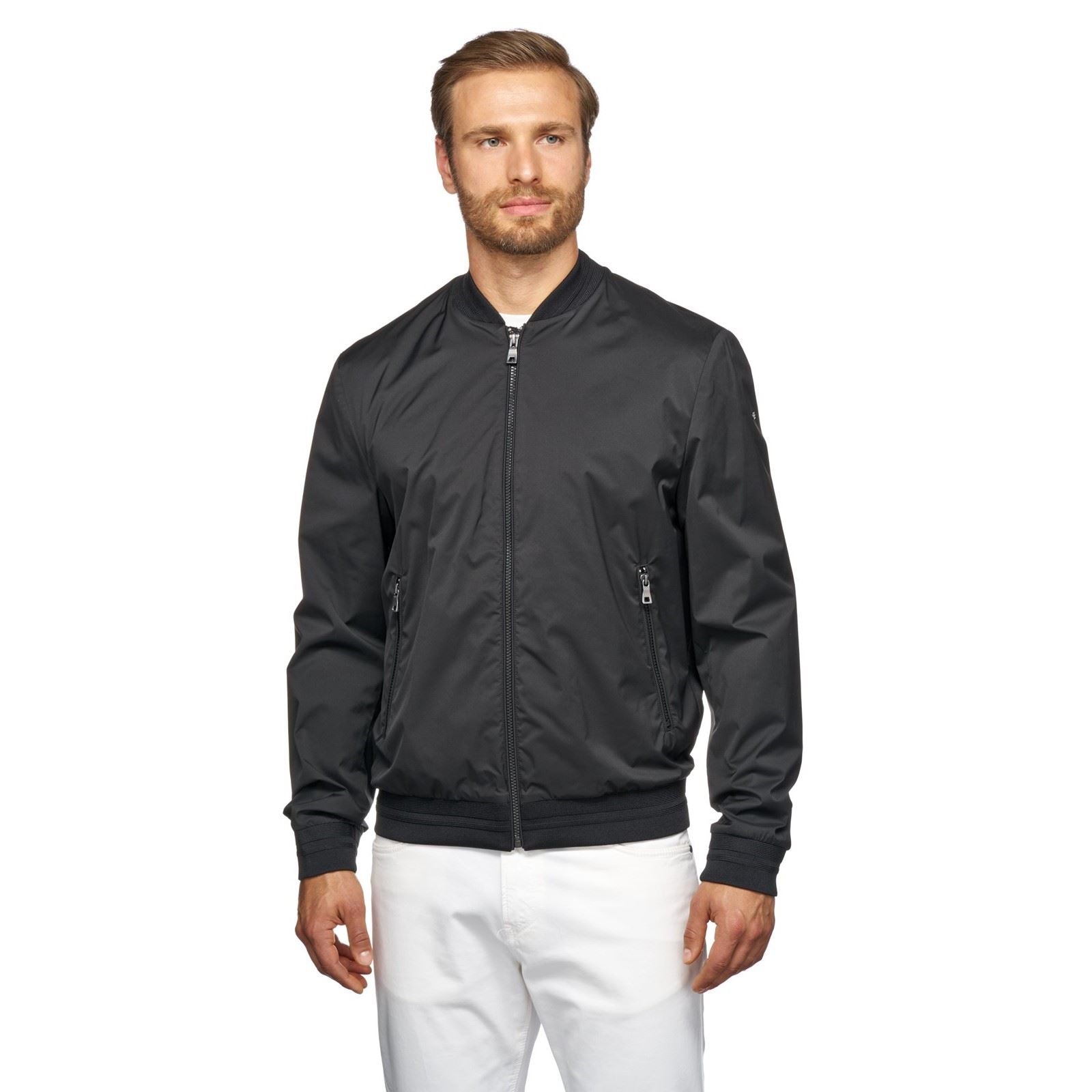 Geox M AVOLA Men's Black Bomber Jacket