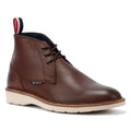 Ben Sherman Hampton Leather Men's Burgundy Boots