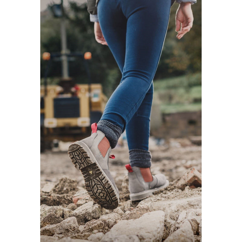 Amblers Safety AS106 Sarah Nubuck Women's Grey Safety Boots
