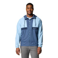 Columbia Spire Valley Hooded Windbreaker Men's Blue Windbreaker Jackets