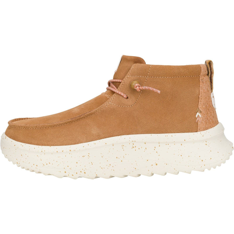 HEYDUDE Wendy Peak Hi Suede Women's Chestnut Boots