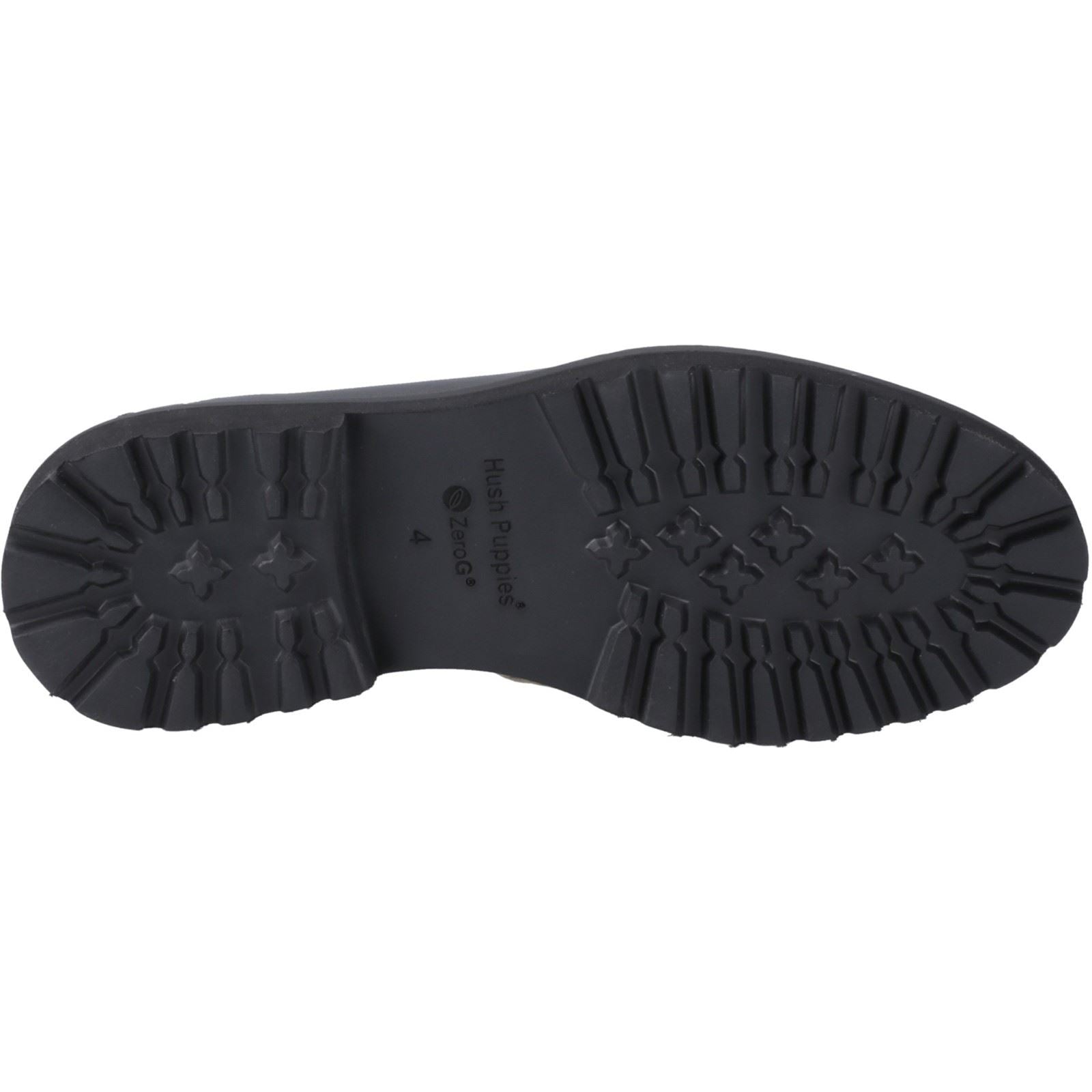 Hush Puppies Grazia Leather Girl's Black Loafers
